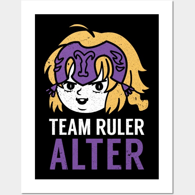 Team Ruler Alter Wall Art by merch.x.wear